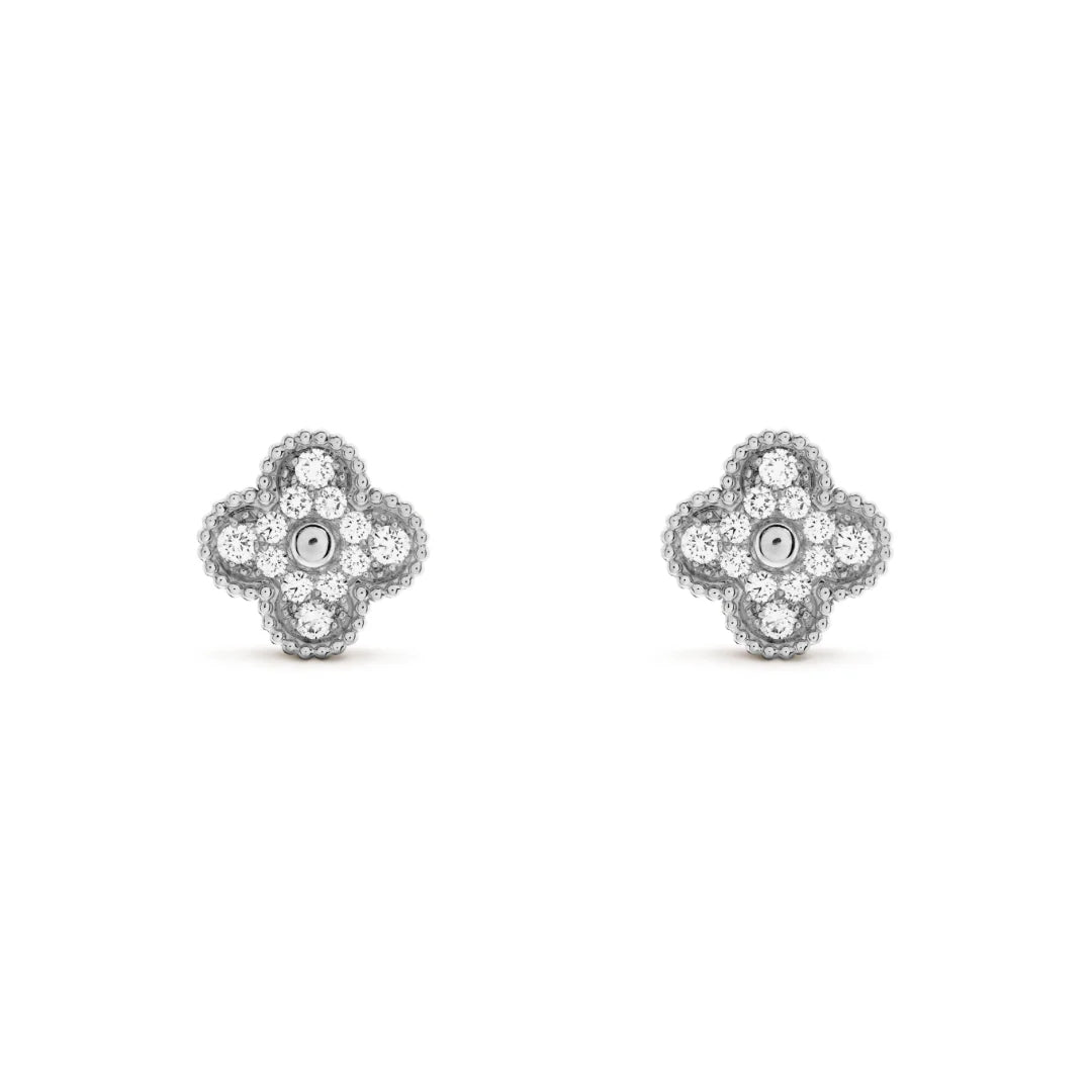 CLOVER | Boucles d'oreilles en argent Prestige