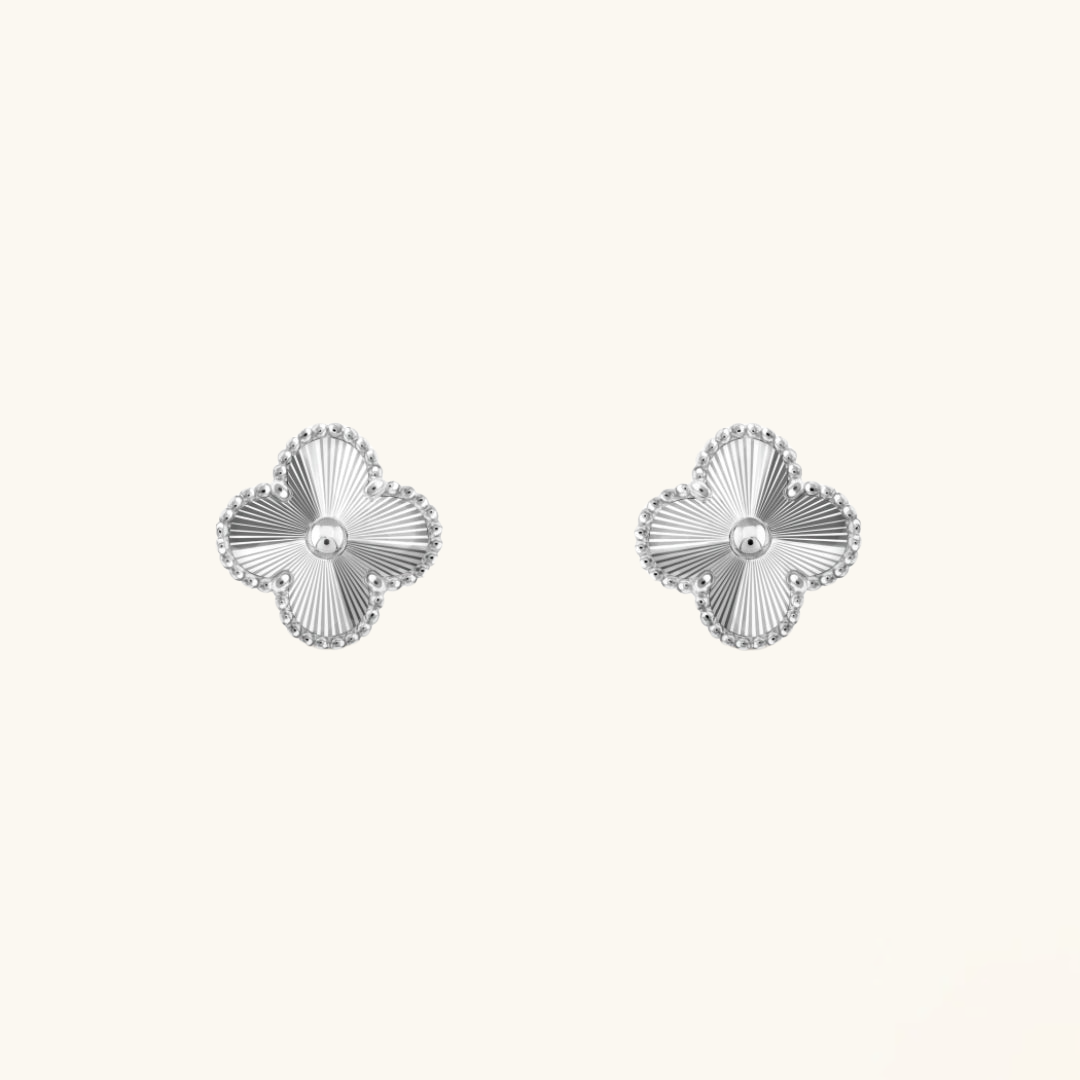 CLOVER | Boucles d'oreilles en argent