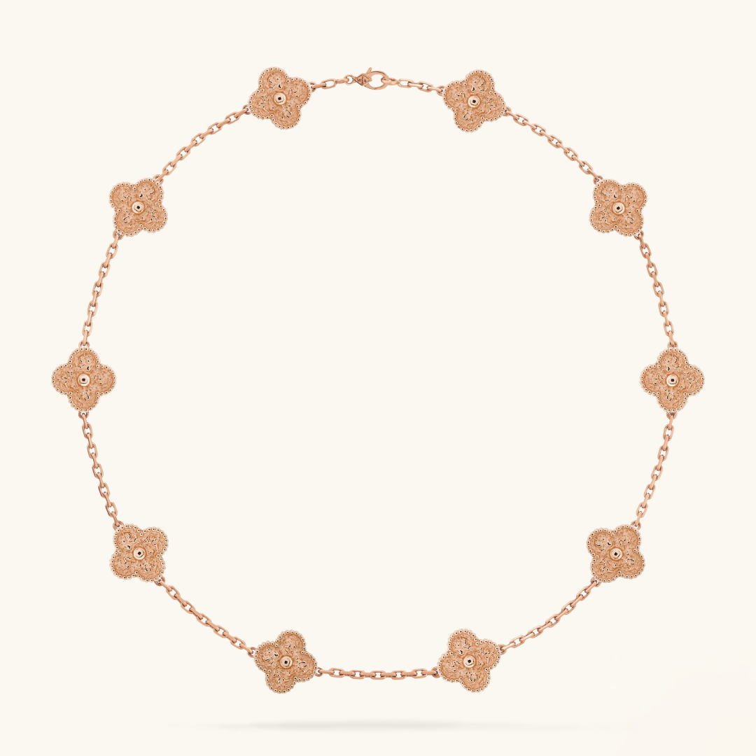 CLOVER | Collier Rosa avec 10 motifs