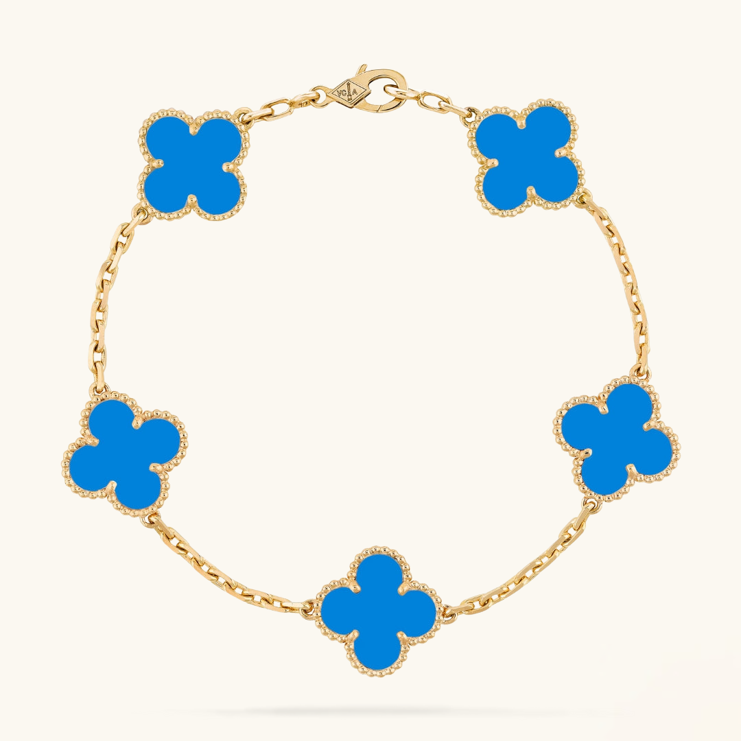 CLOVER | Montre bracelet bleue