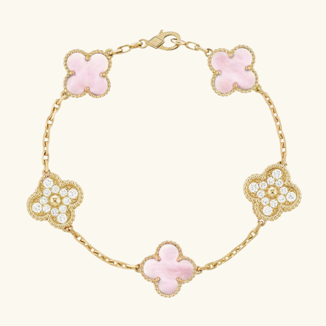 CLOVER | Bracelet Prestige Or Rose