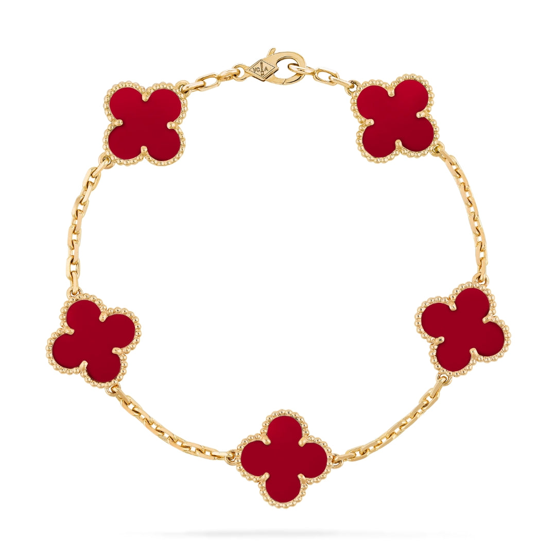 CLOVER | Montre-bracelet rouge