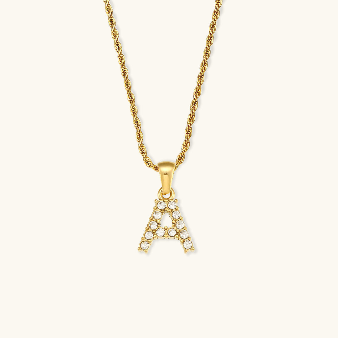 Collier en diamant avec initiales Maeve Buchstaben
