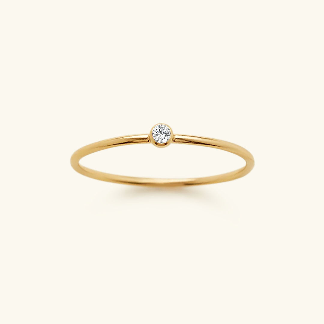 Bague Empilable en Pierre de Naissance Amelia