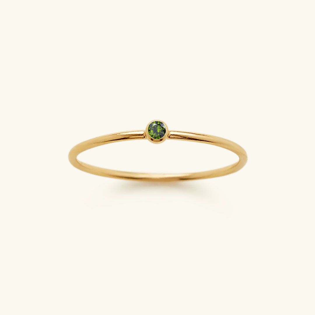Bague Empilable en Pierre de Naissance Amelia