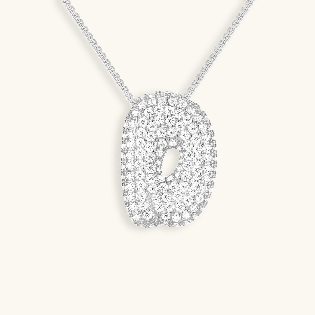 Collier Bubbly Initial-Diamant