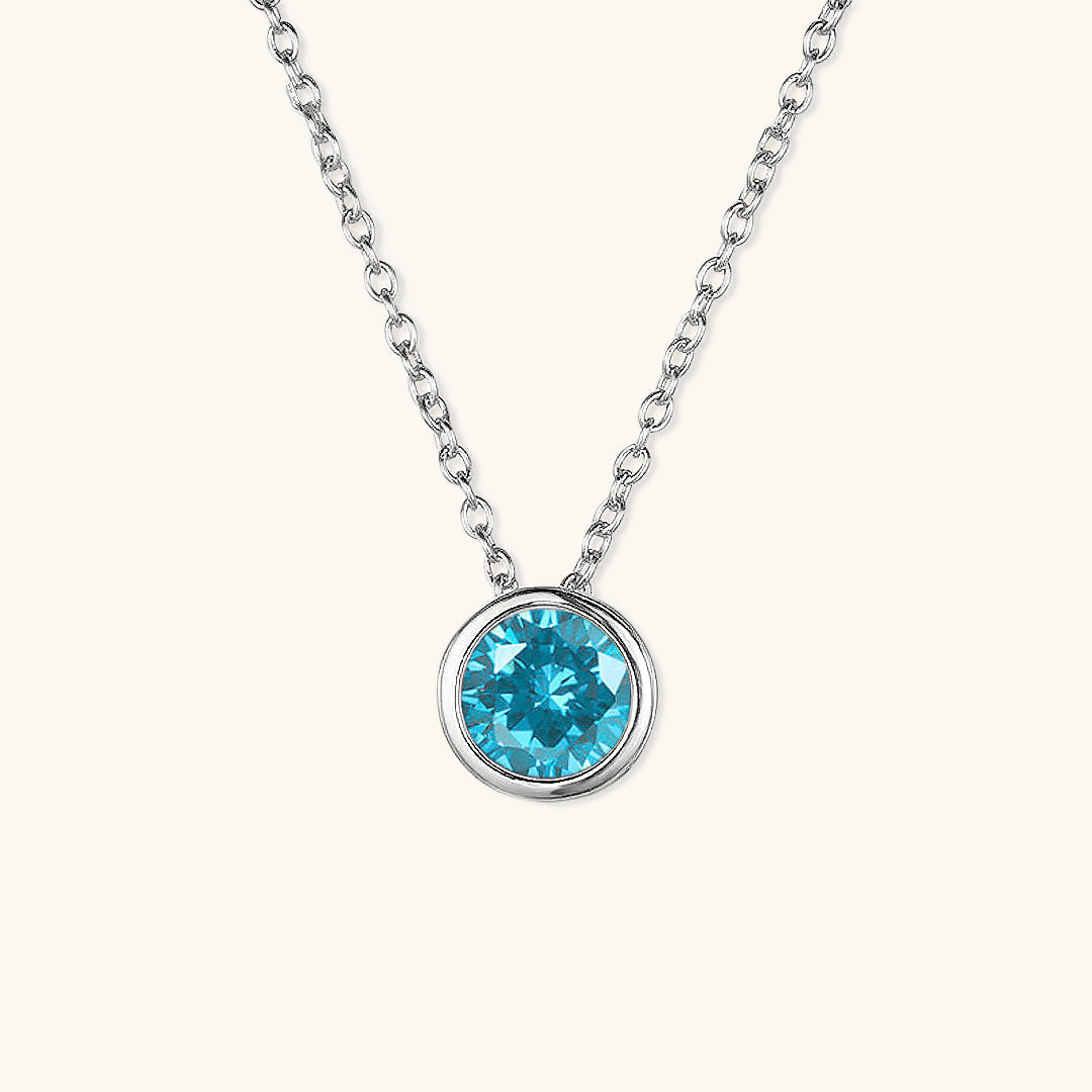 Collier de pierre de naissance Amelia
