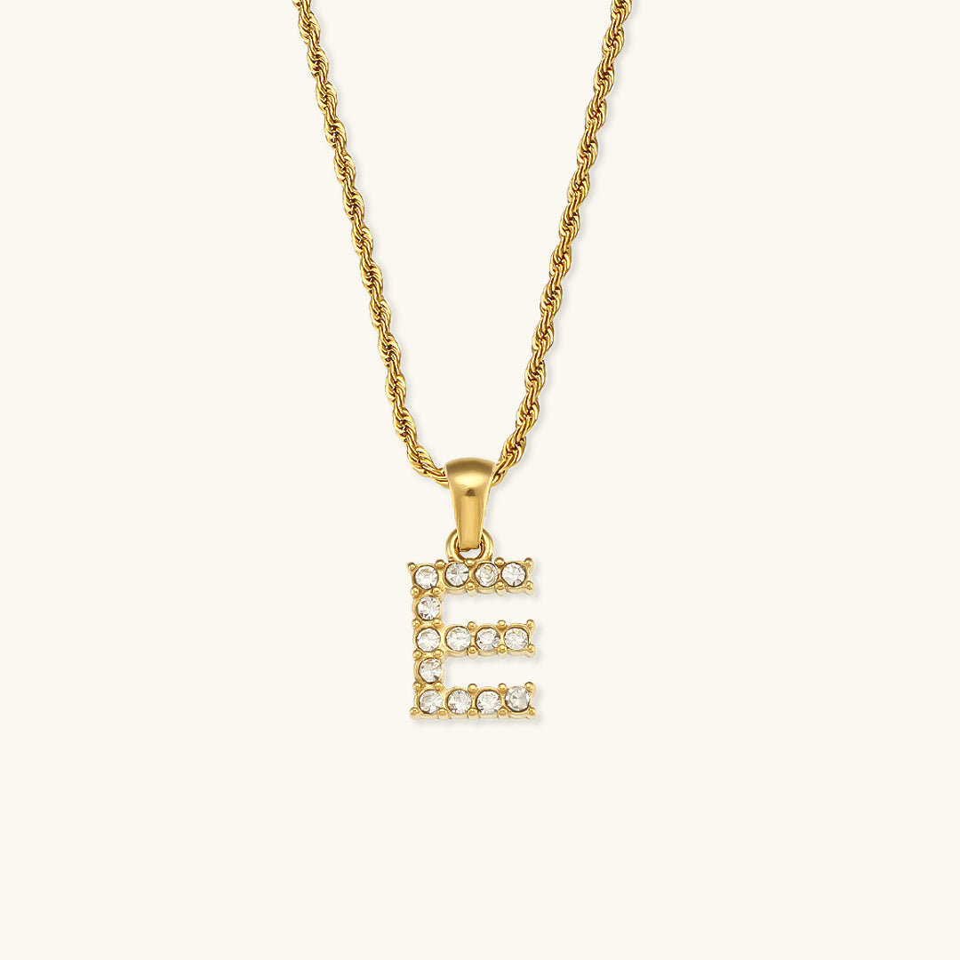 Collier en diamant avec initiales Maeve Buchstaben