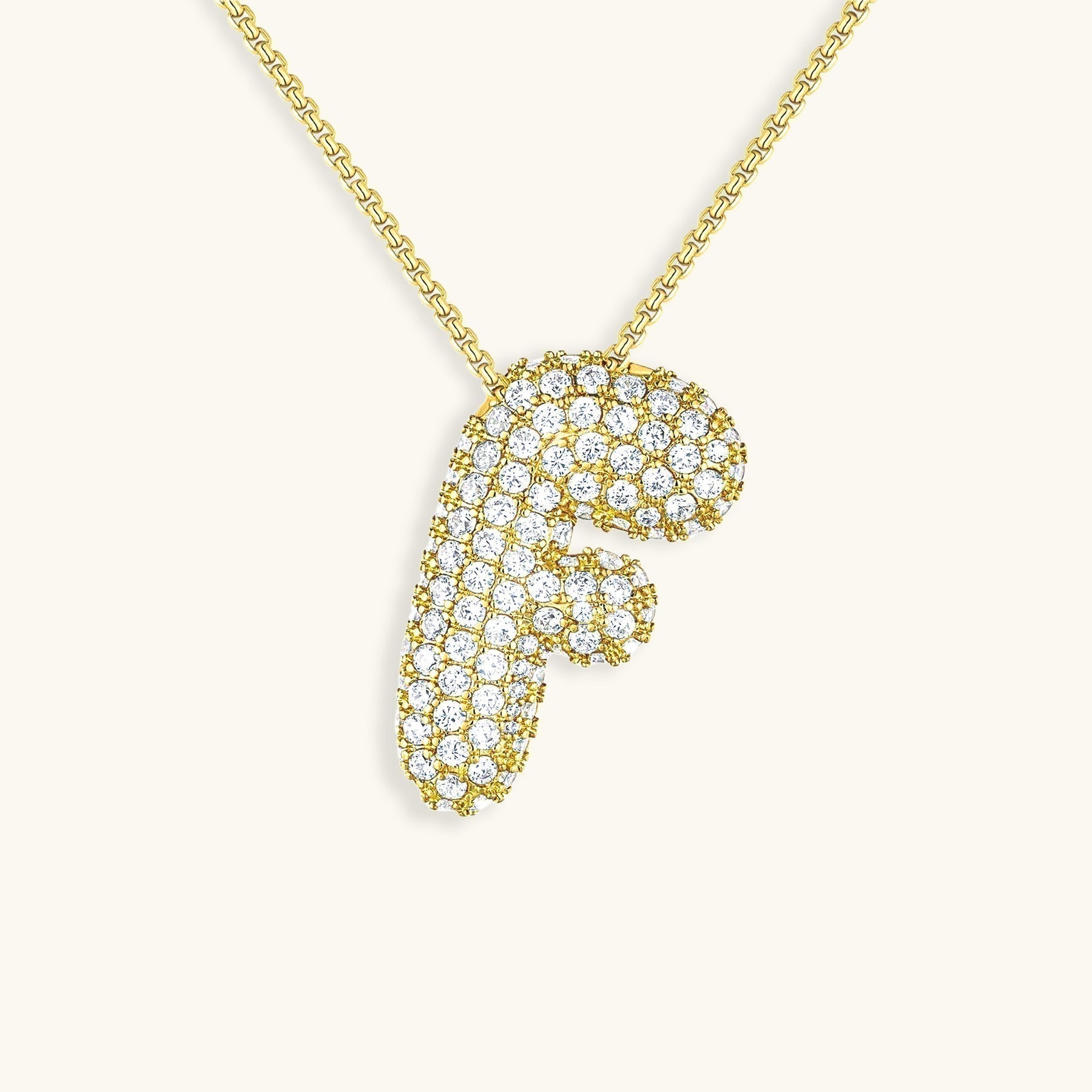 Collier Bubbly Initial-Diamant