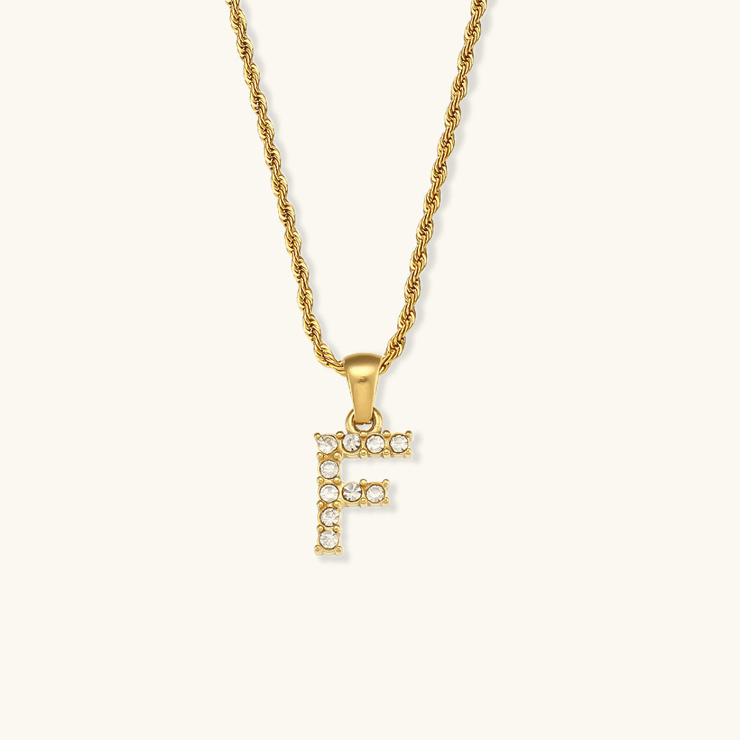 Collier en diamant avec initiales Maeve Buchstaben