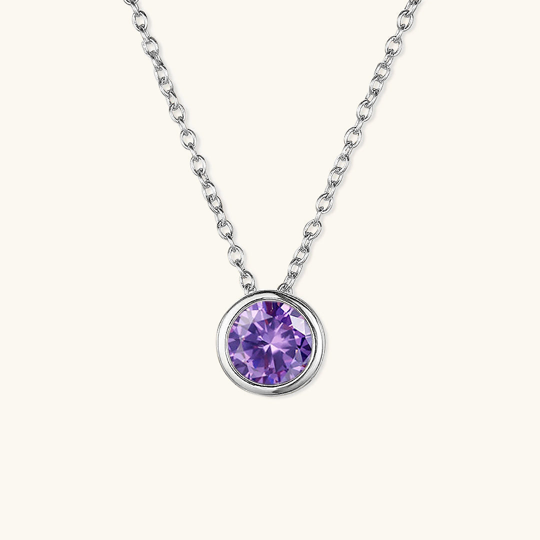 Collier de pierre de naissance Amelia