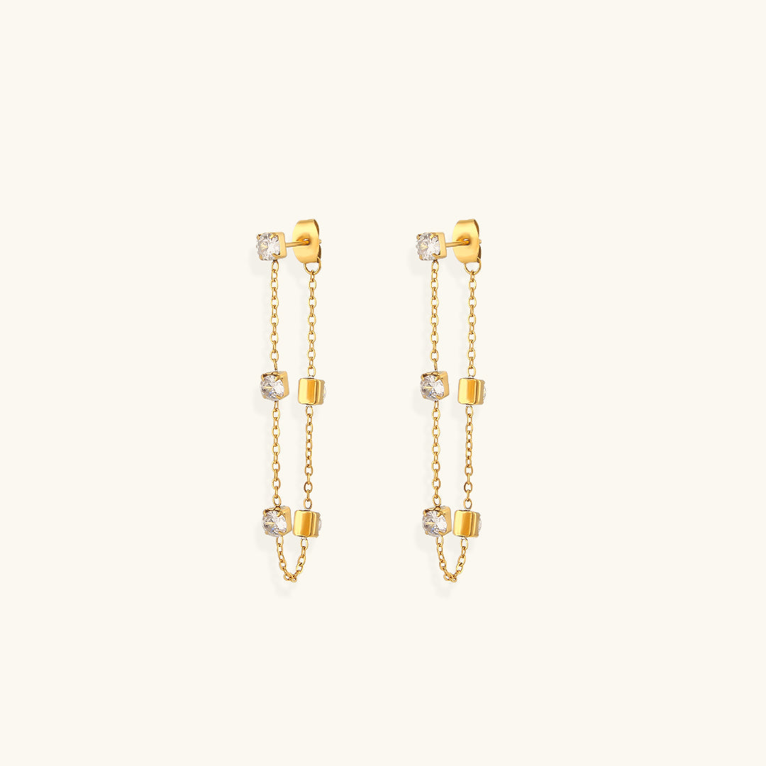 Boucles d'oreilles en diamant Iris