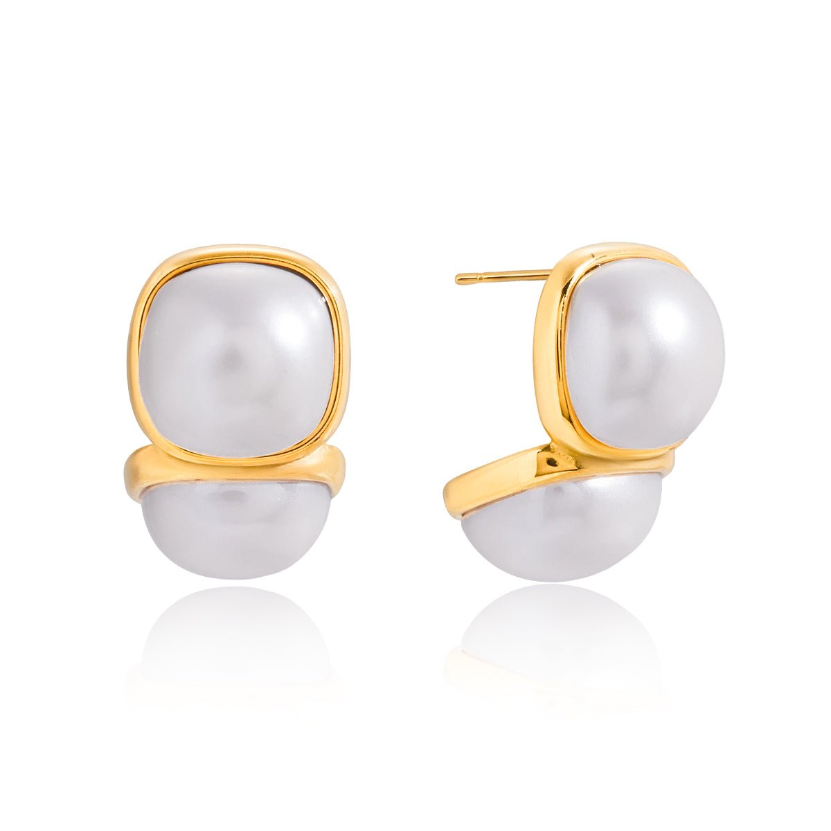 Boucles d'oreilles Valine | Or 18K