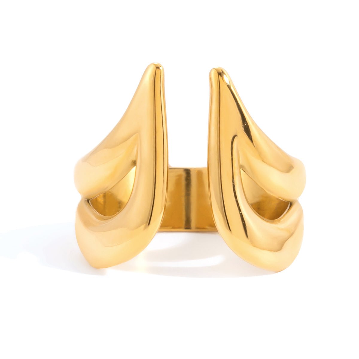 Bracelet sculptural Gaelle | Or 18K