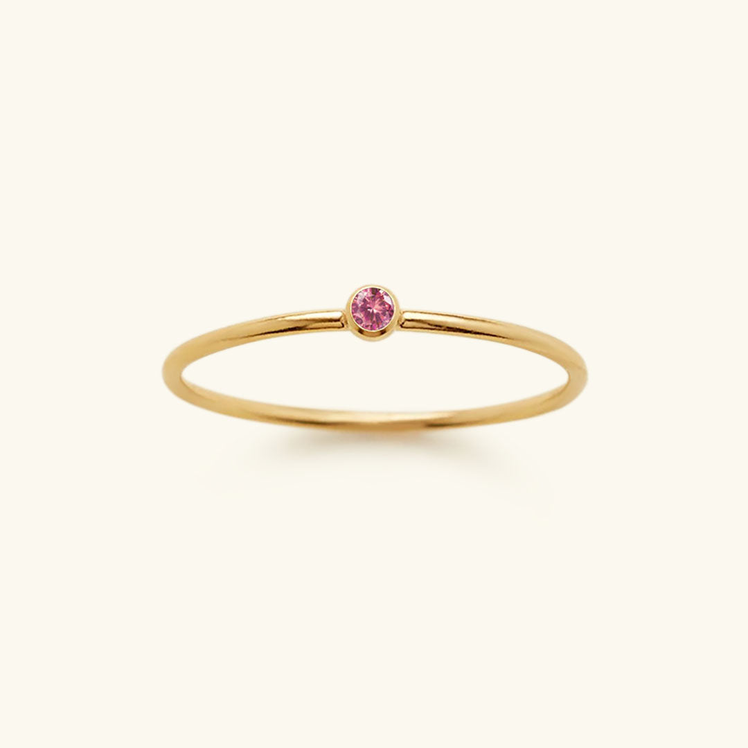 Bague Empilable en Pierre de Naissance Amelia