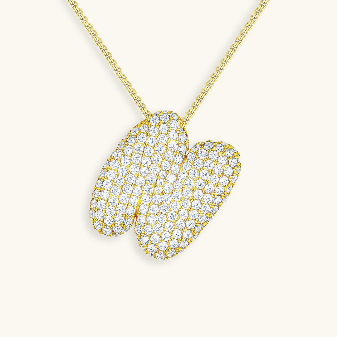 Collier Bubbly Initial-Diamant