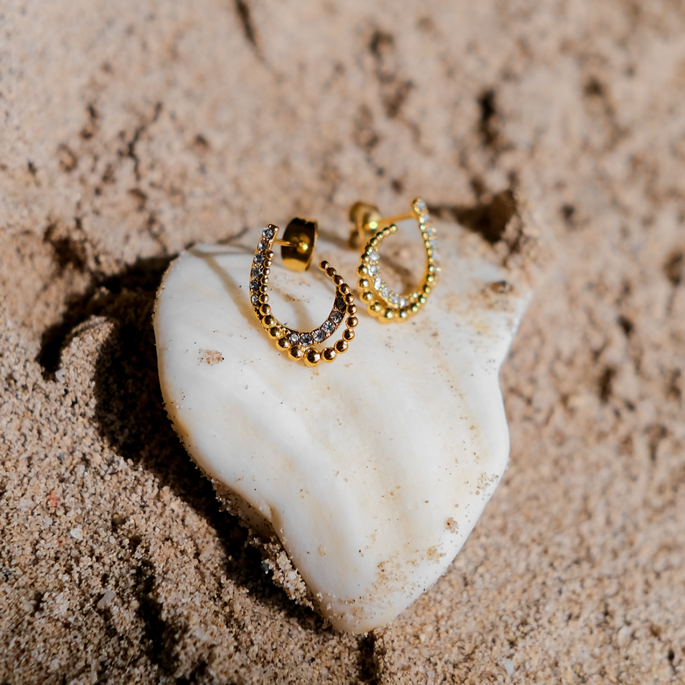 Boucles d'oreilles Nola Gold
