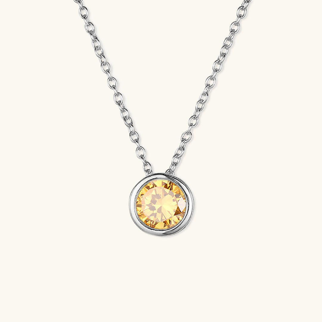 Collier de pierre de naissance Amelia