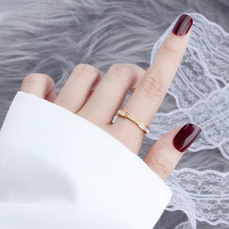 Bague en Or avec Diamant-Simulant Gabrielle