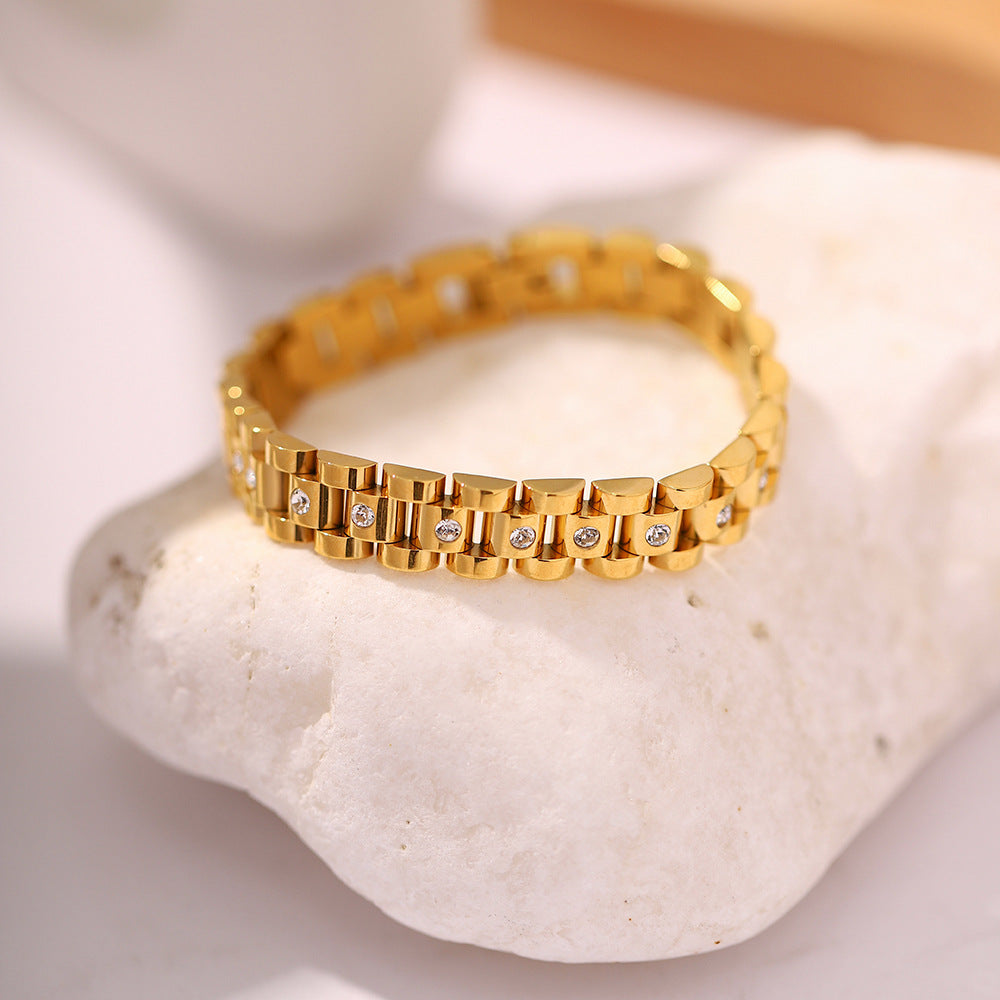 Bracelet en or doré