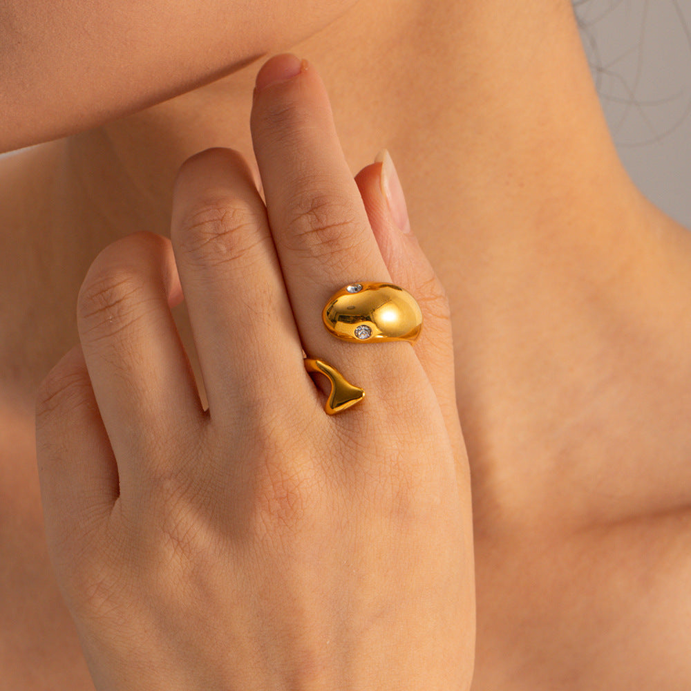 Bague Serpent Etta Or