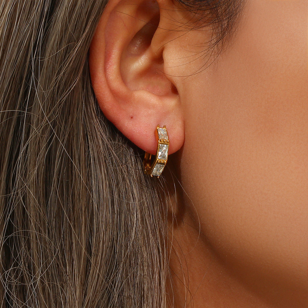 Boucles d'oreilles Elira Diamant