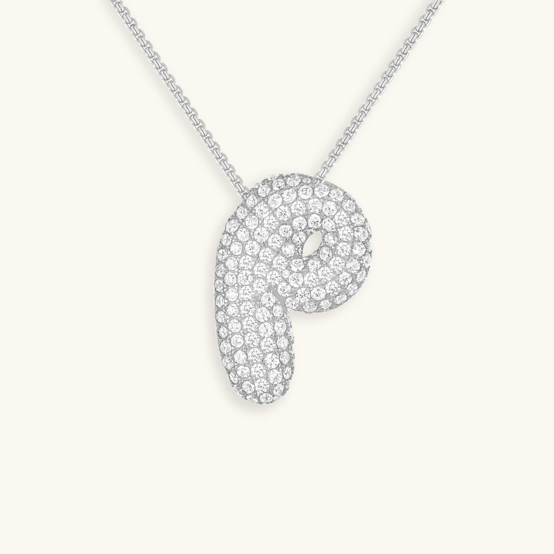 Collier Bubbly Initial-Diamant