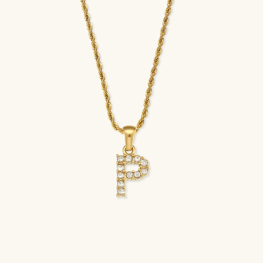 Collier en diamant avec initiales Maeve Buchstaben