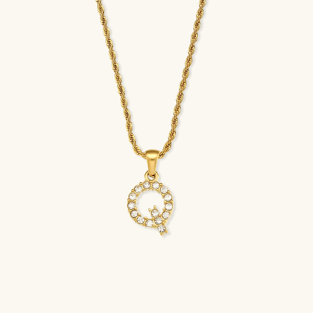 Collier en diamant avec initiales Maeve Buchstaben