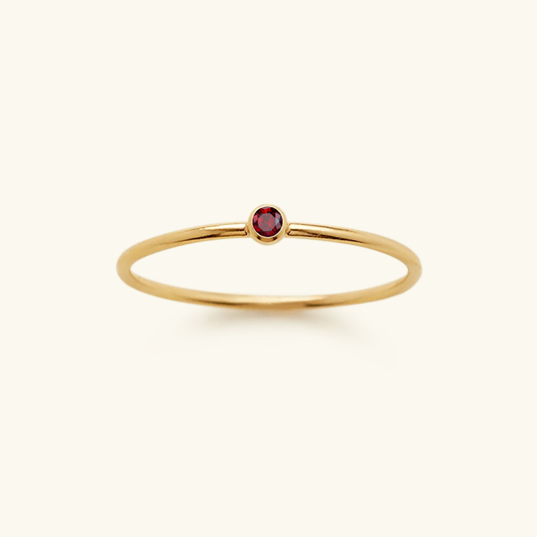 Bague Empilable en Pierre de Naissance Amelia