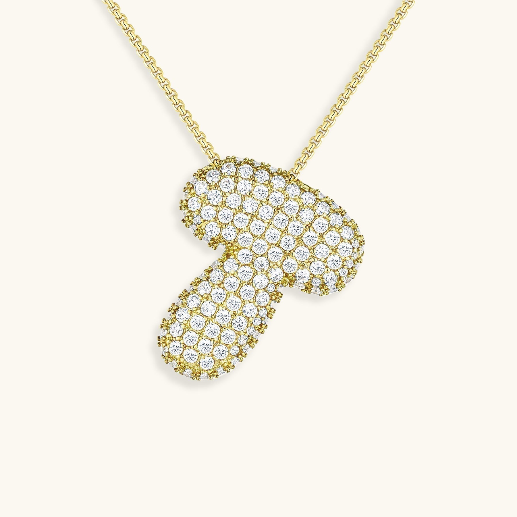 Collier Bubbly Initial-Diamant