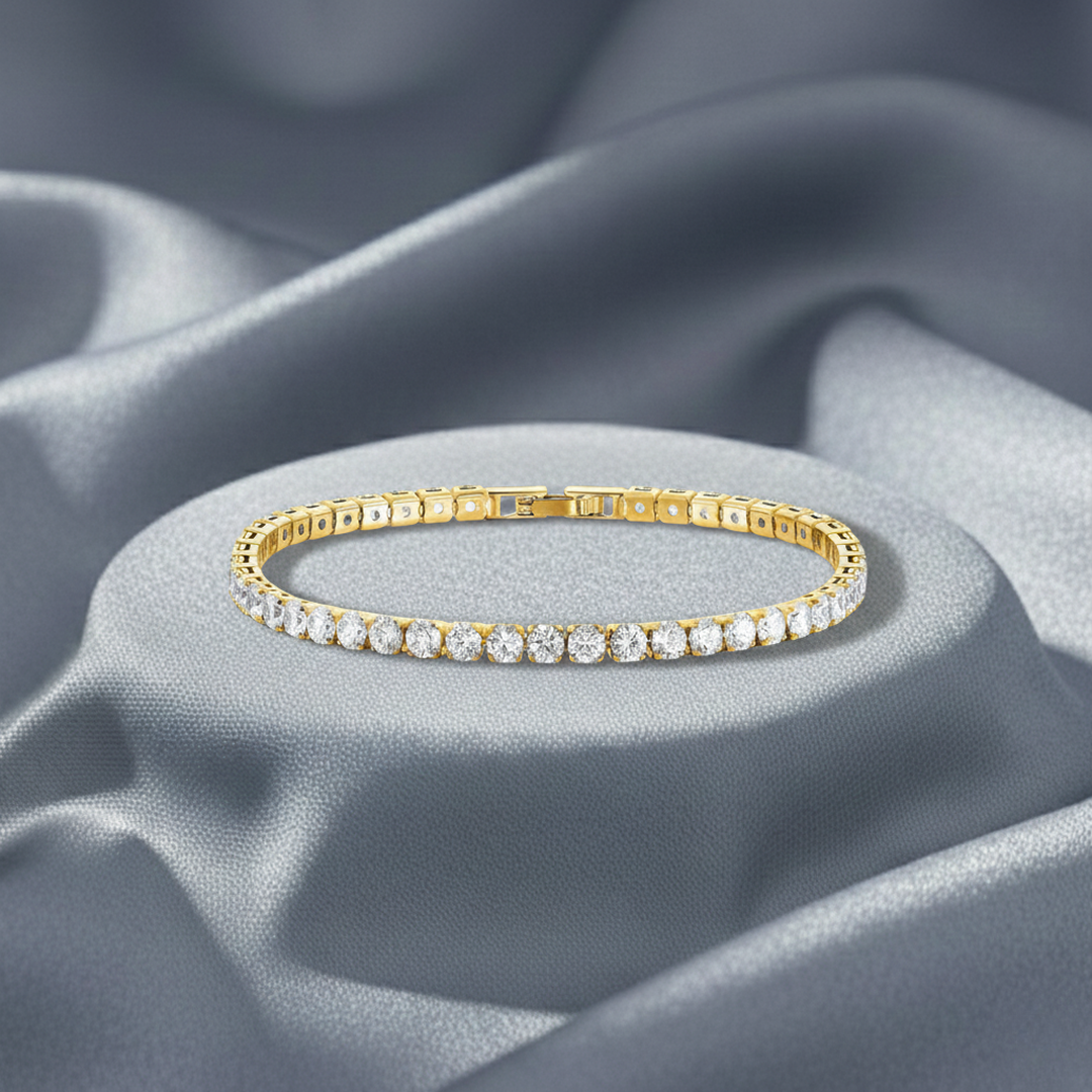 Bracelet de tennis en or