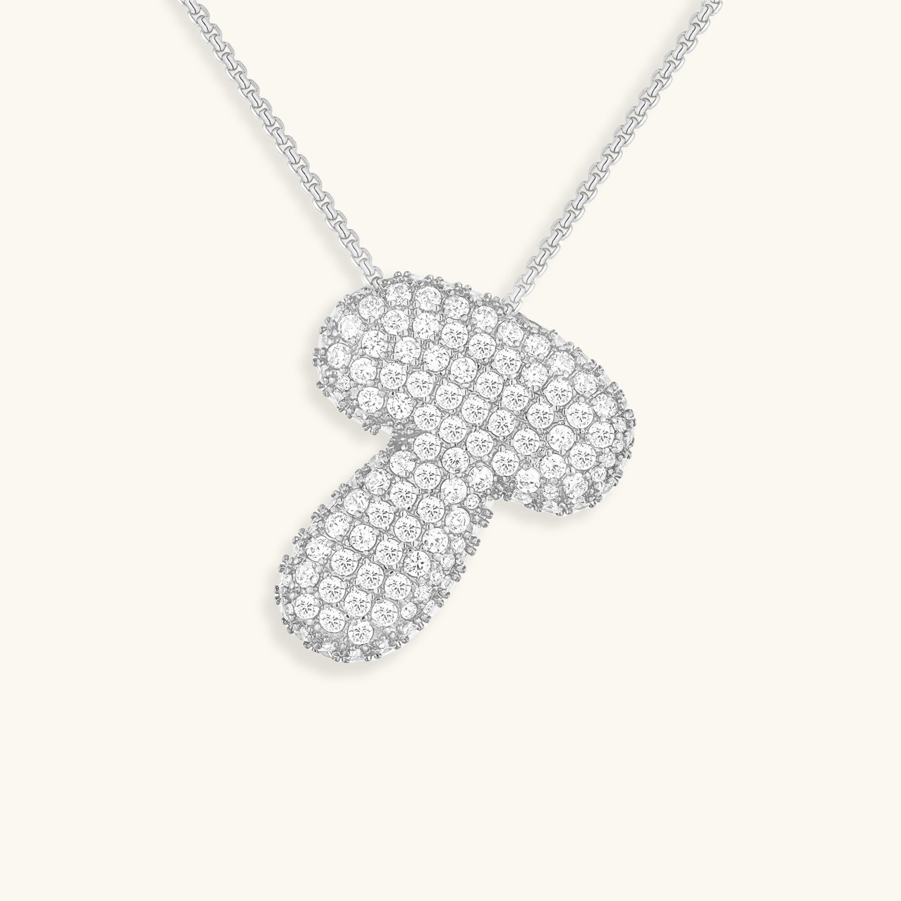 Collier Bubbly Initial-Diamant