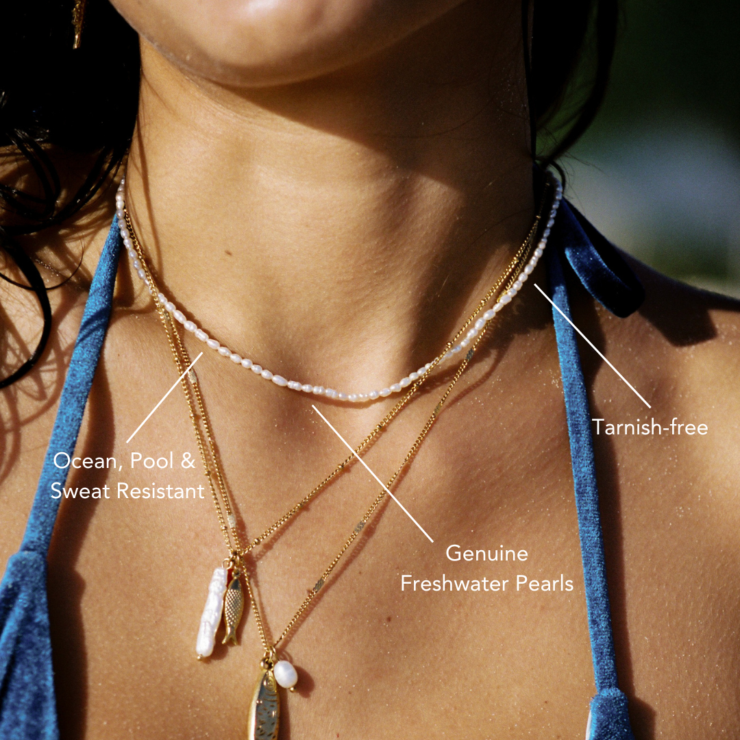 Choker en petites perles
