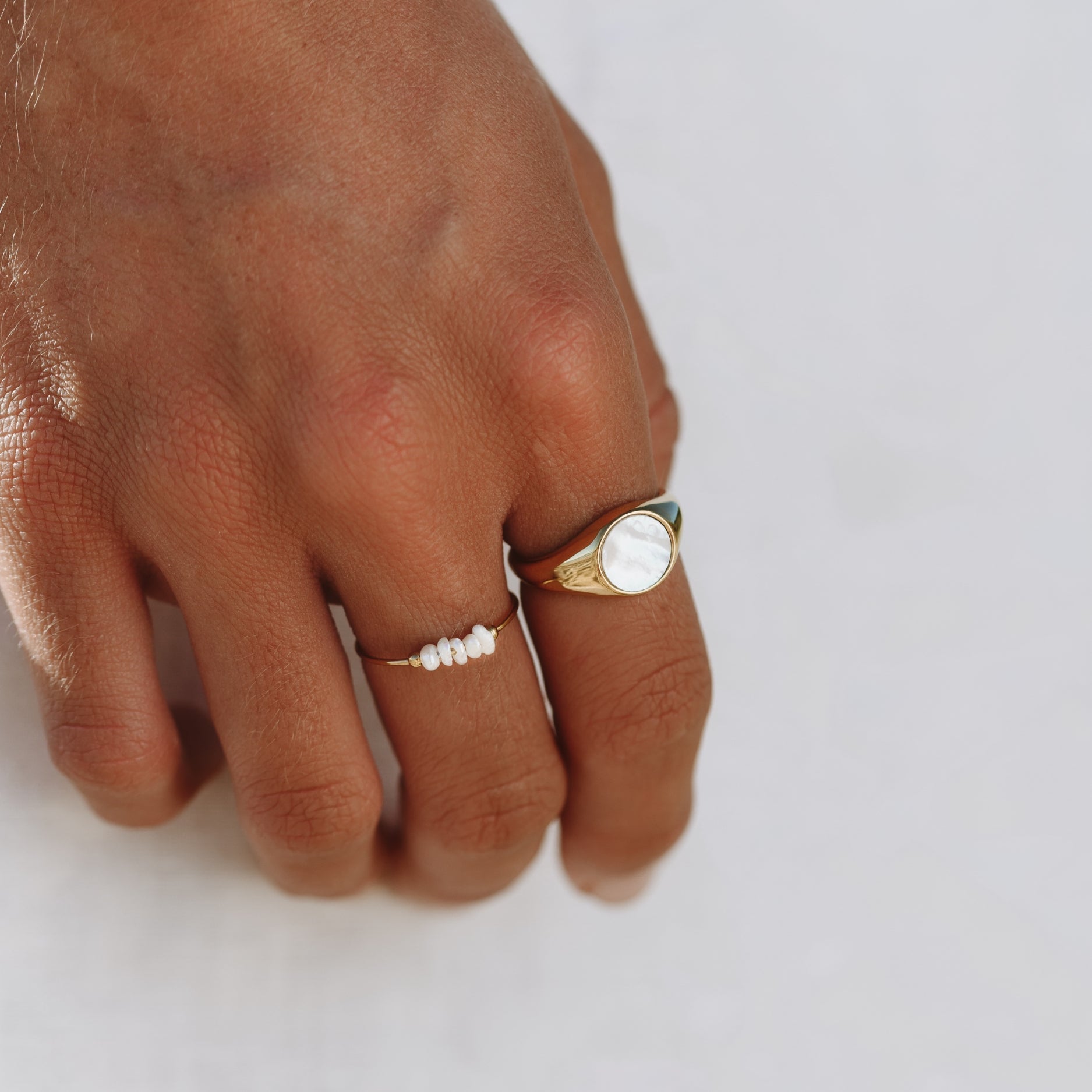 Mini-Bague en Perles