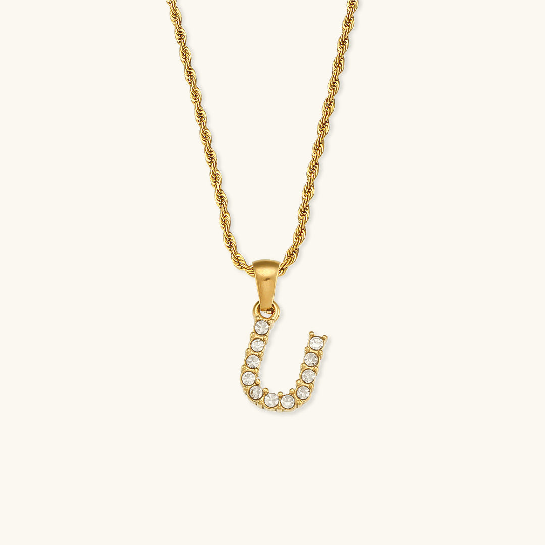 Collier en diamant avec initiales Maeve Buchstaben