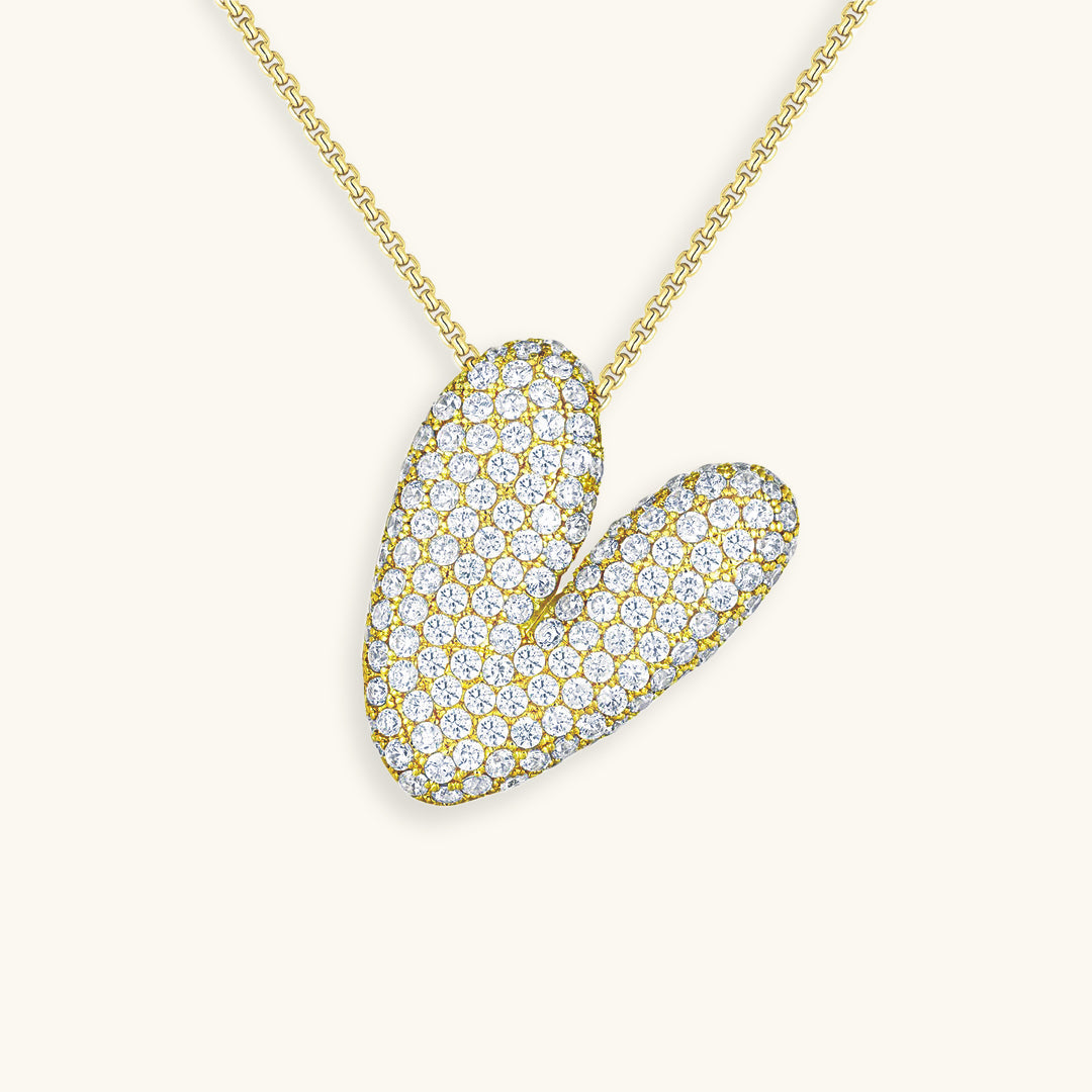 Collier Bubbly Initial-Diamant