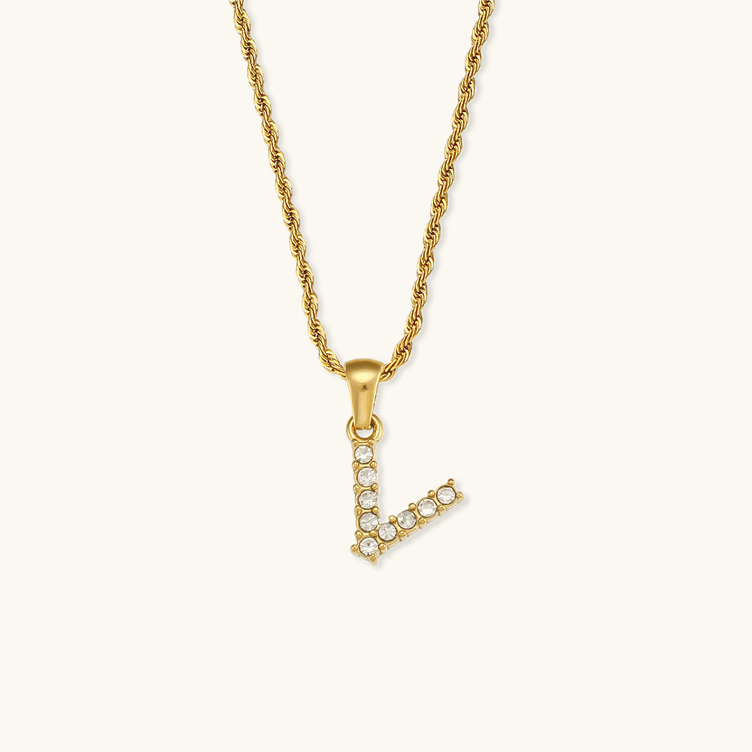 Collier en diamant avec initiales Maeve Buchstaben