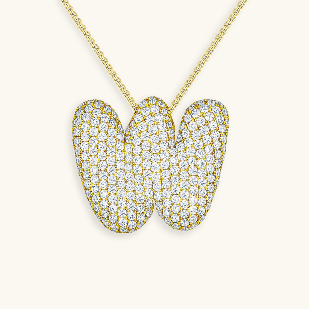 Collier Bubbly Initial-Diamant