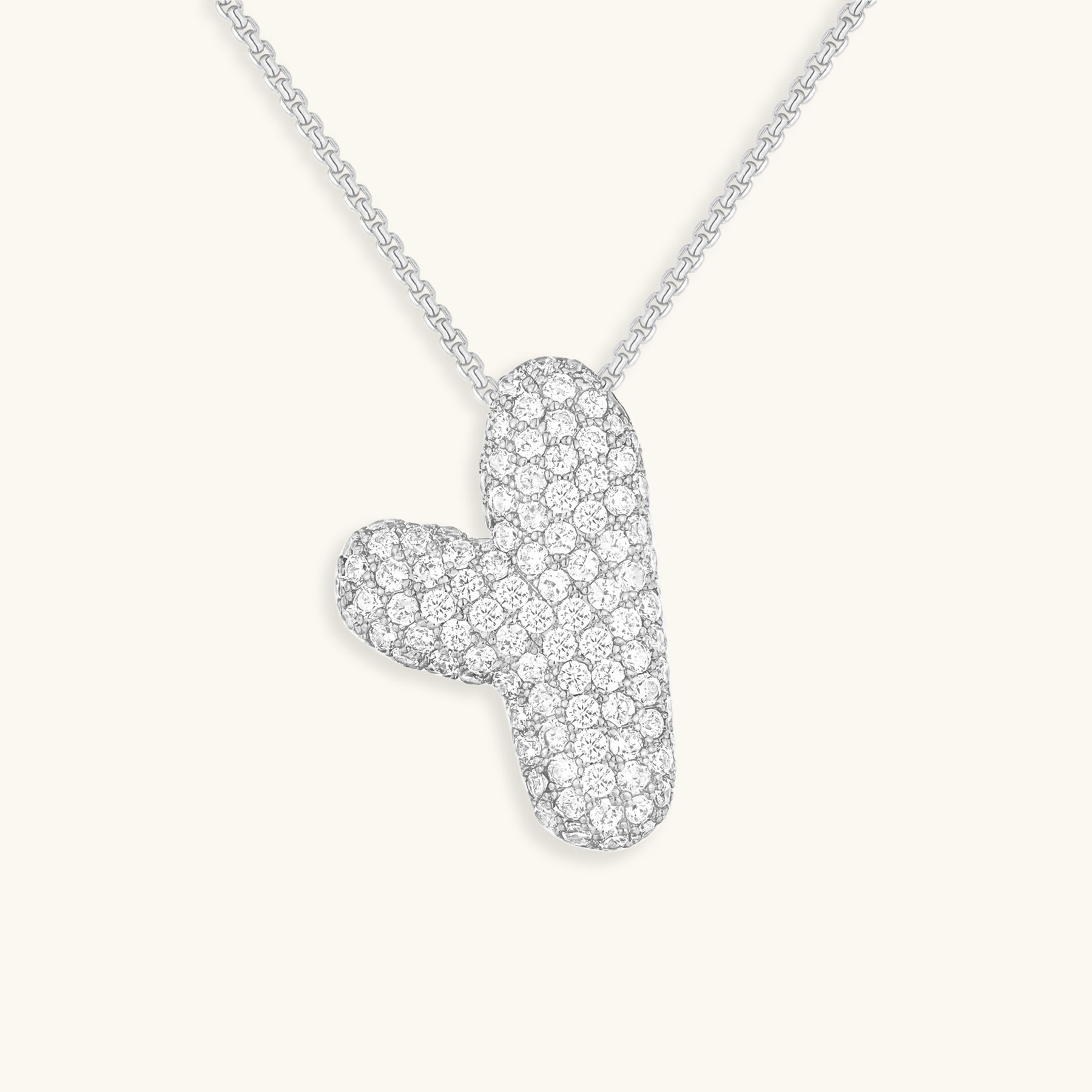 Collier Bubbly Initial-Diamant
