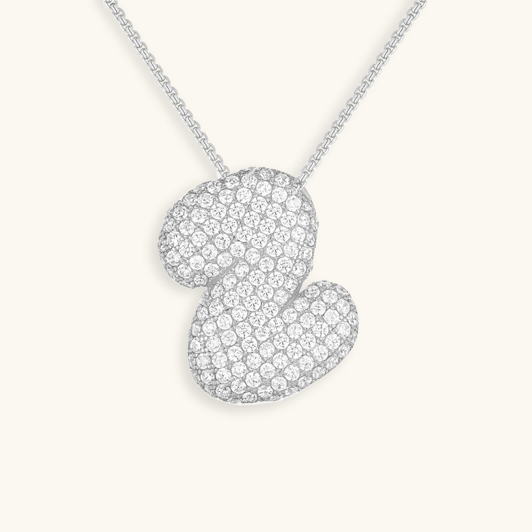 Collier Bubbly Initial-Diamant