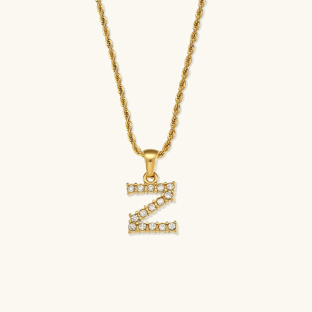 Collier en diamant avec initiales Maeve Buchstaben