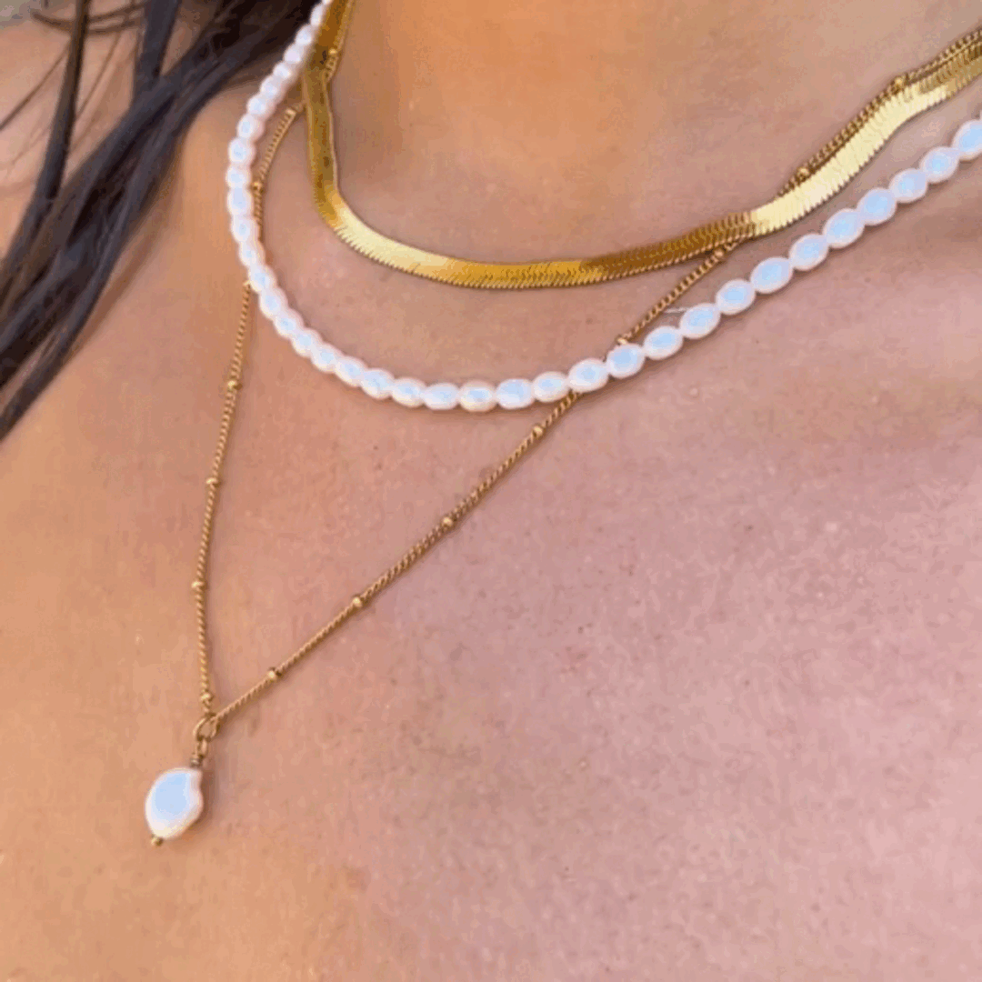 Choker en chevrons "Kauai"