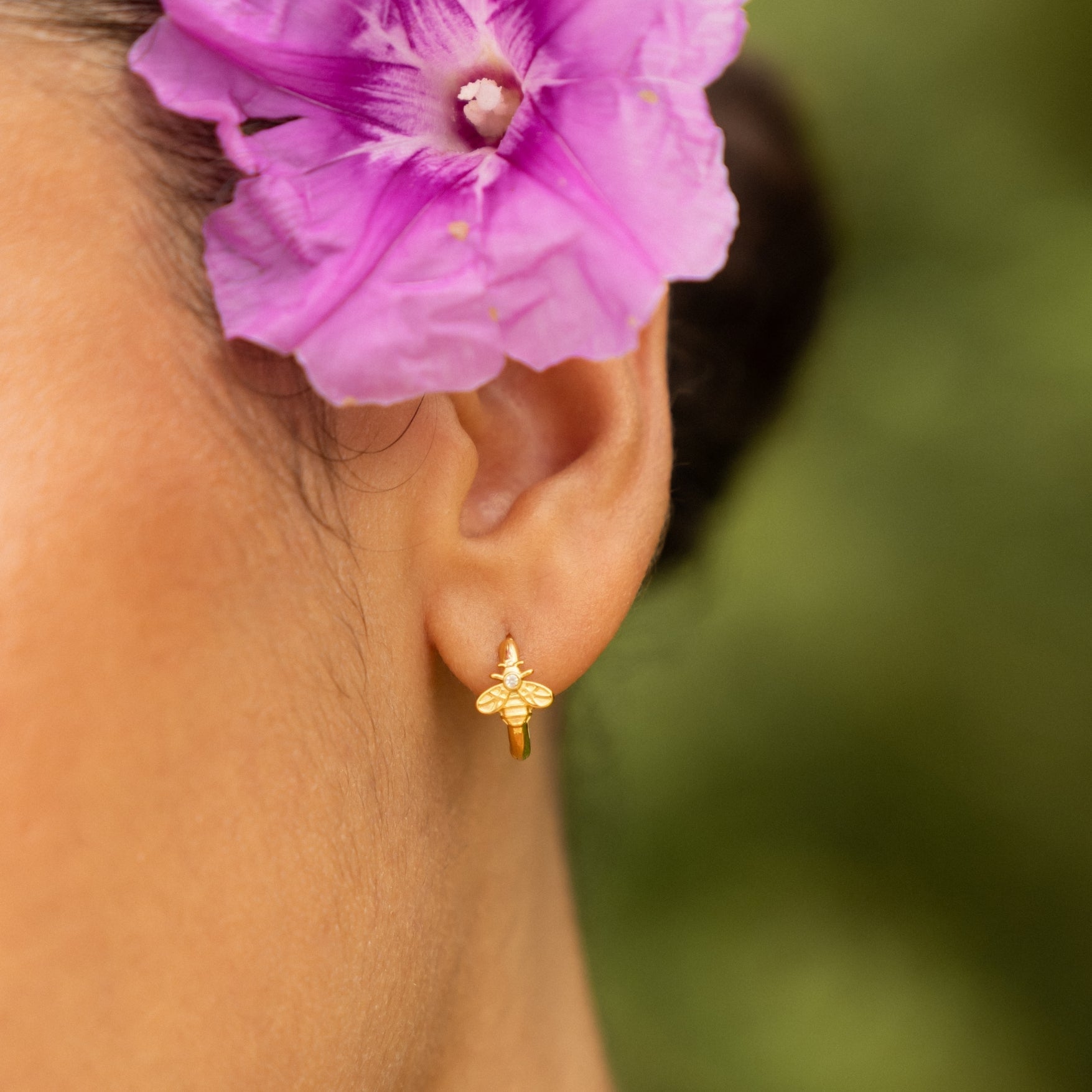 Boucles d'oreilles Abeilles