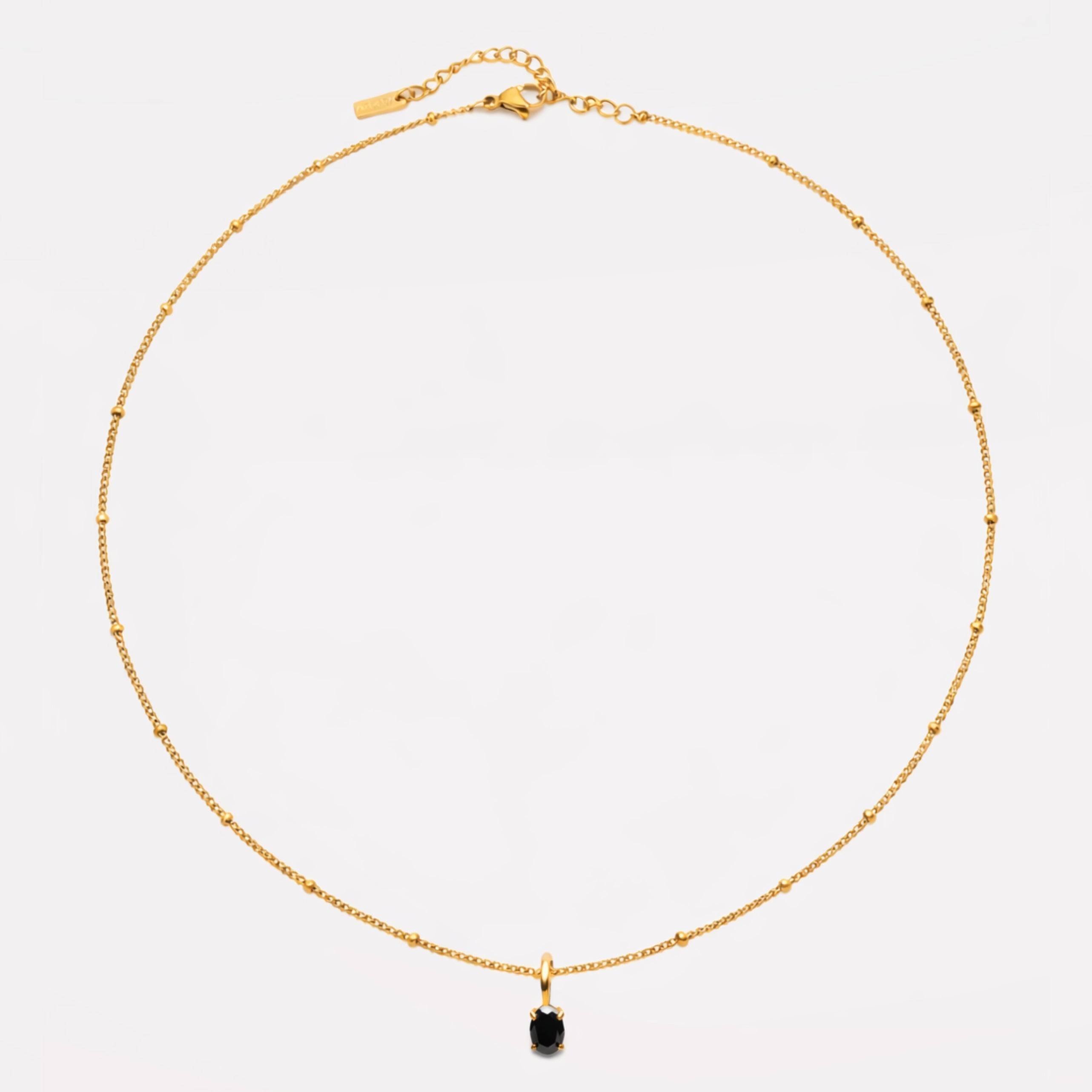 Collier en Obsidienne