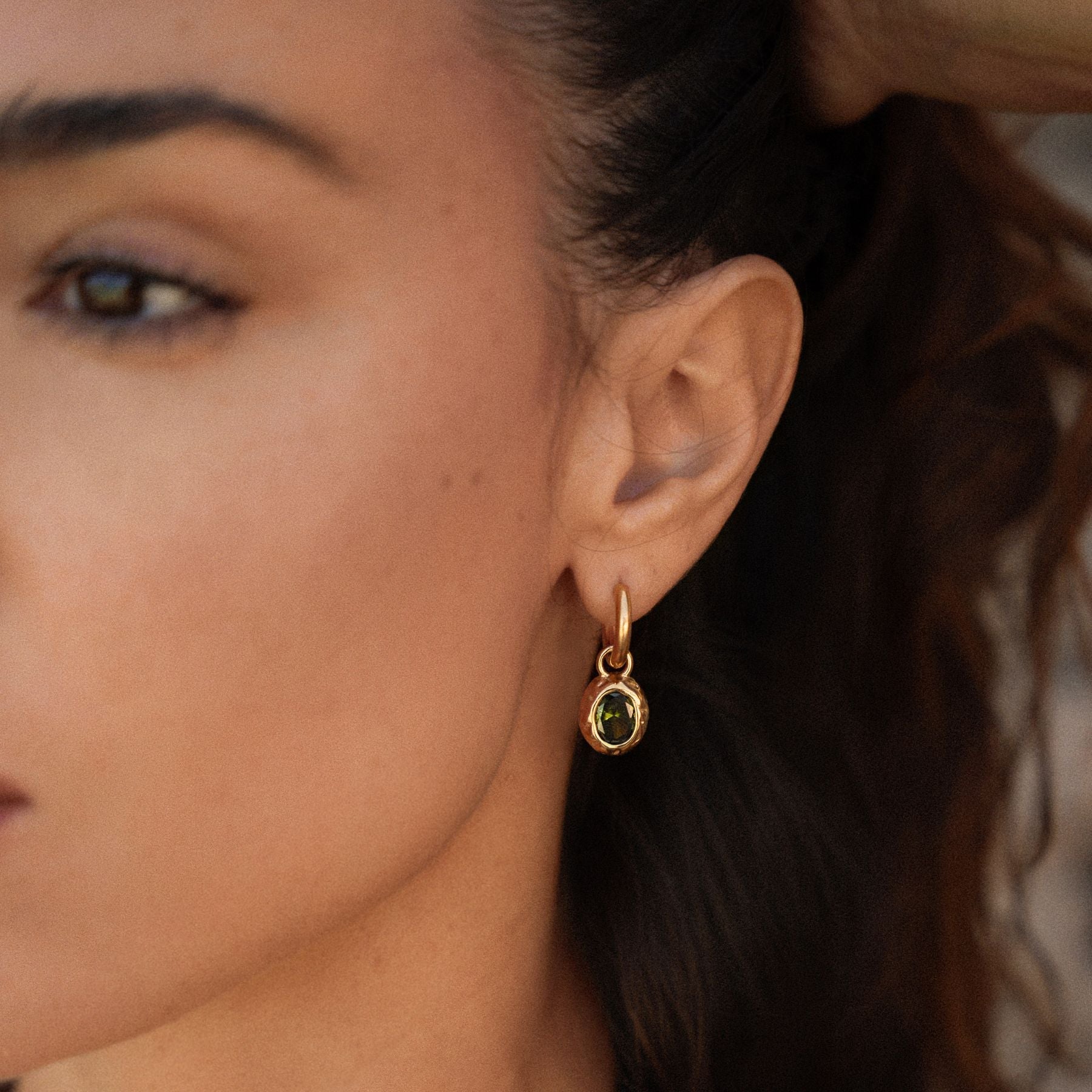 Boucles d'oreilles en olive