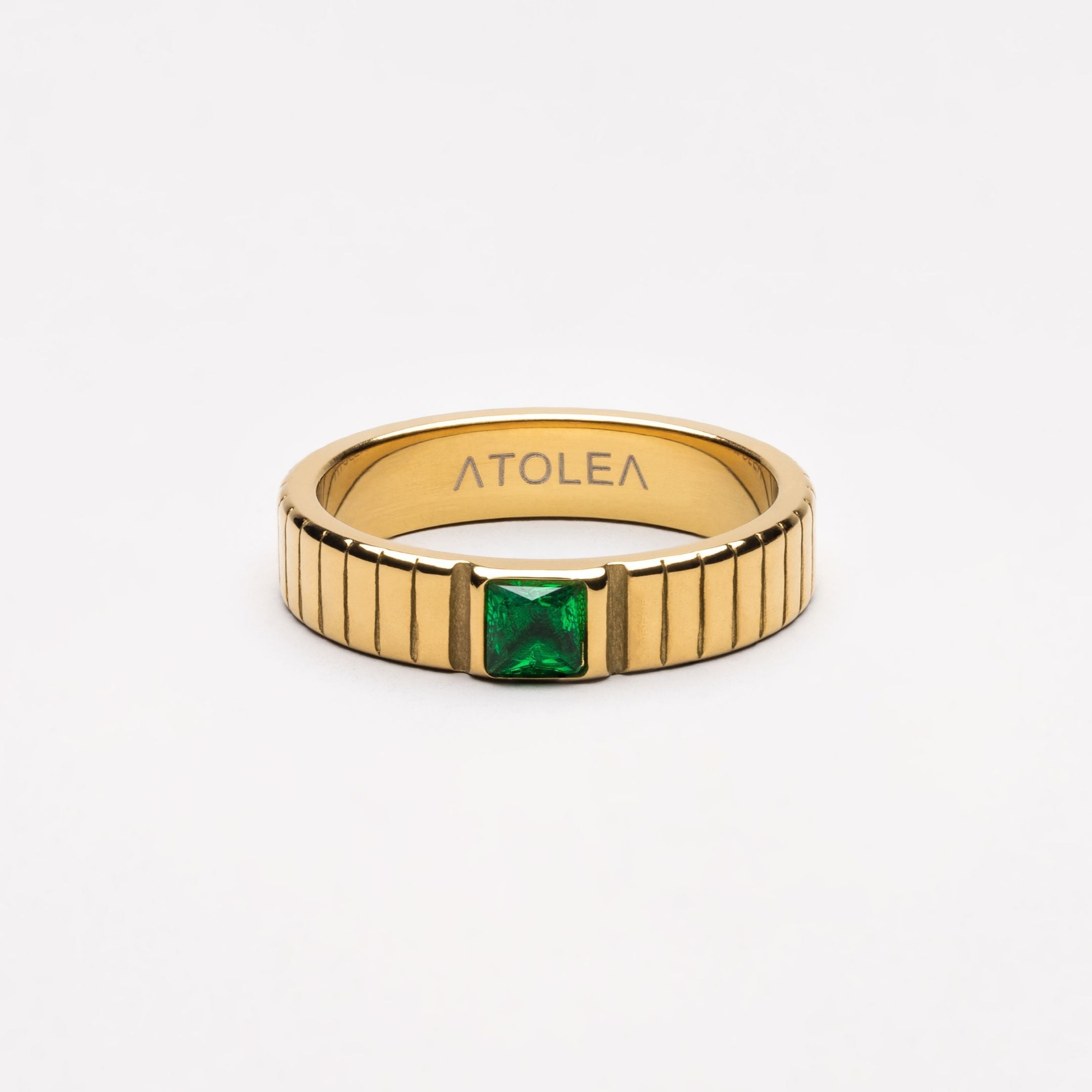 Bague Émeraude Chunky