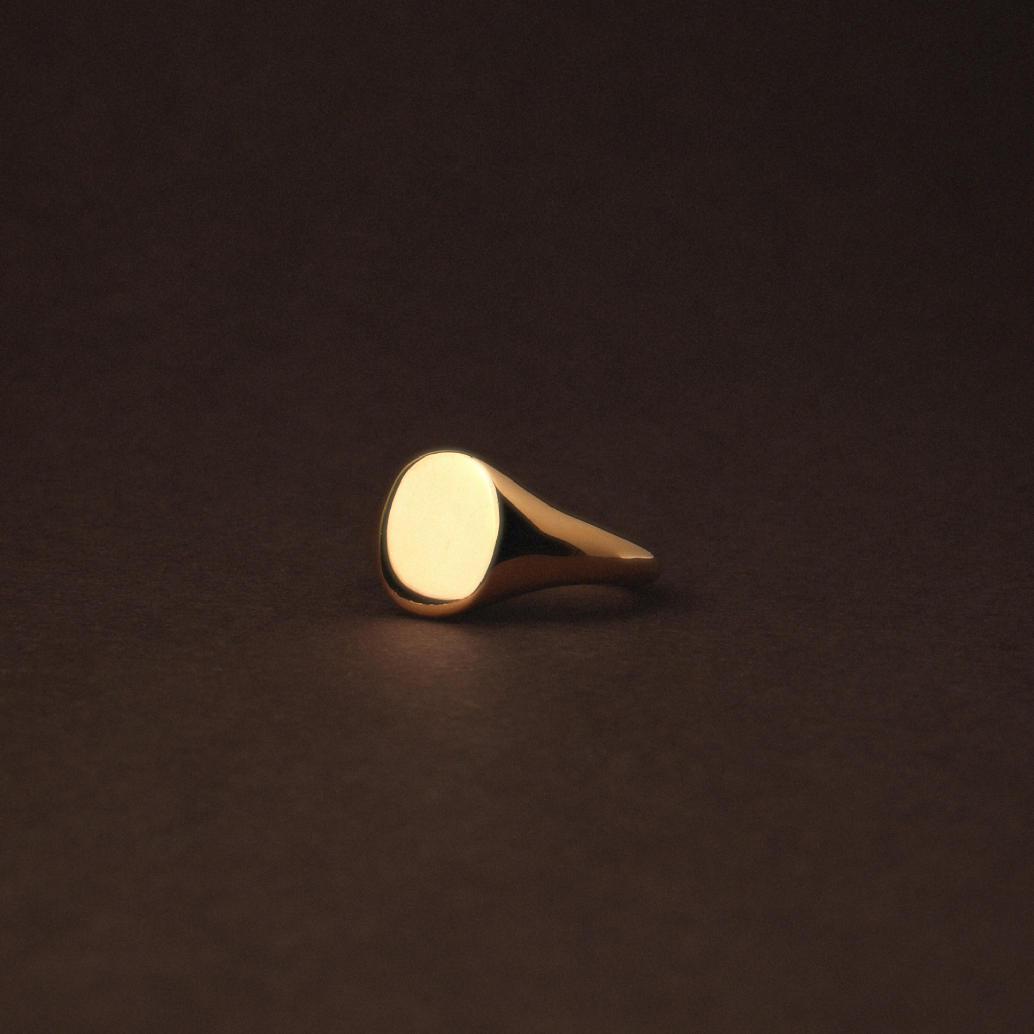 Bague de sceau ovale