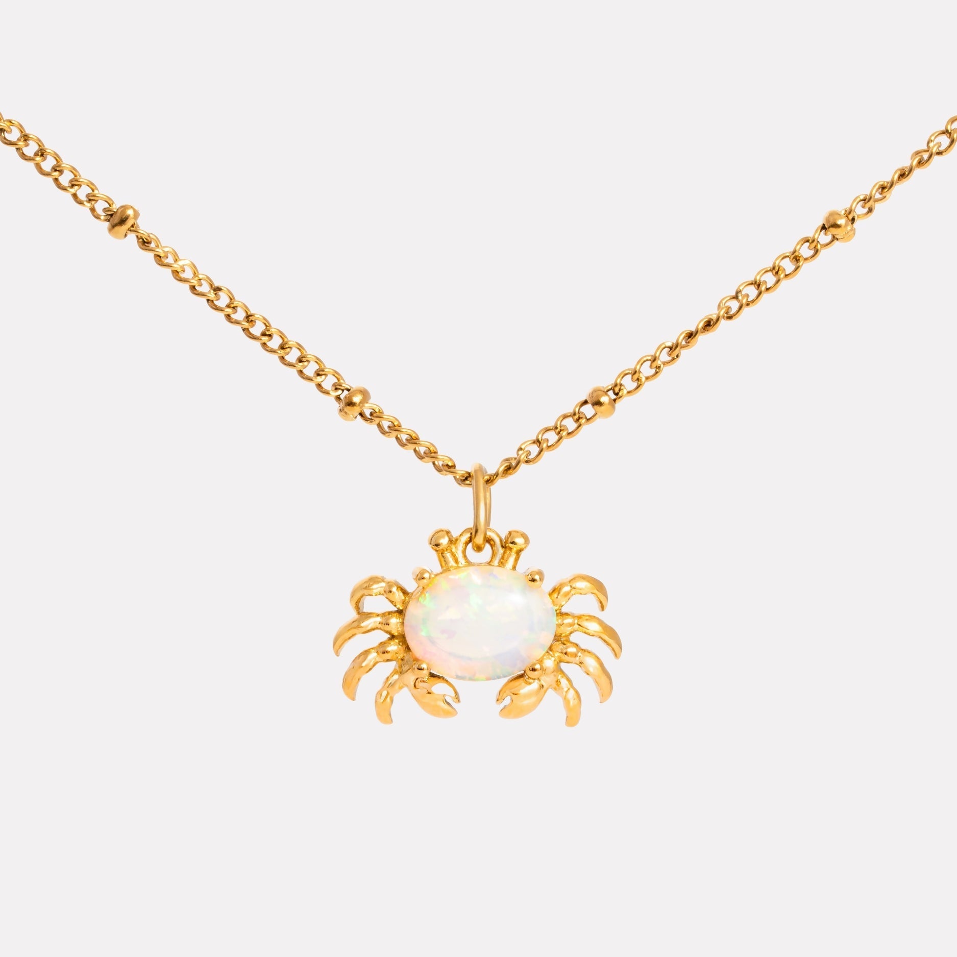 Collier en crabe