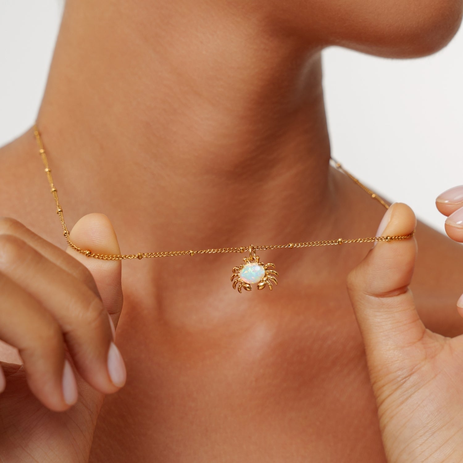 Collier en crabe